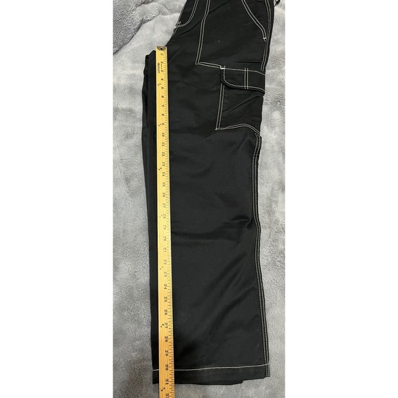 True Religion Womens Black Military SN Cargo Pants Size 30 Contrast Stitch - Picture 7 of 7